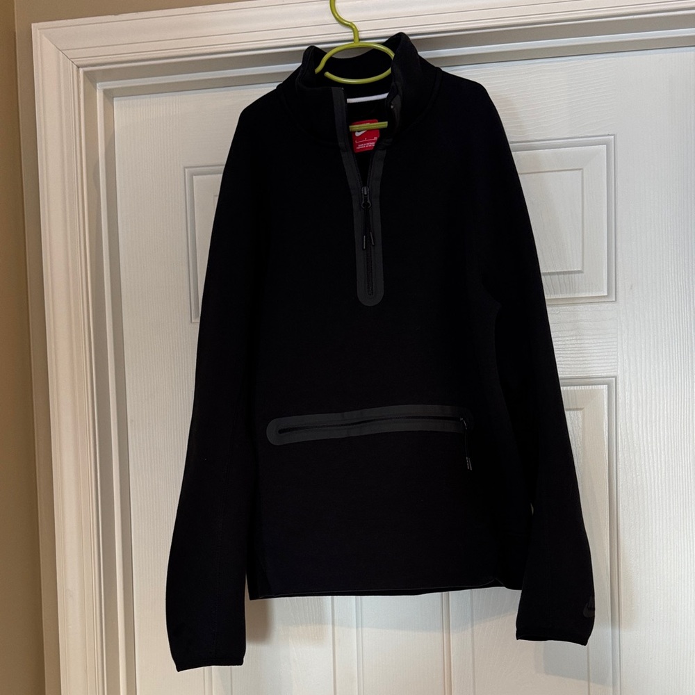 Nike tech Black and White Quarter-Zip Pullover